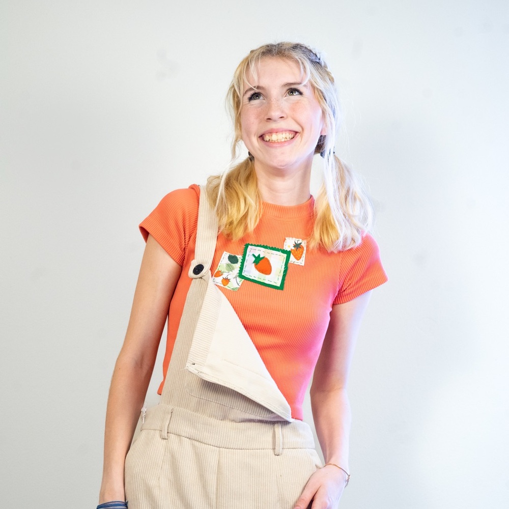 Strawberry Patchwork Baby Tee! - image 5